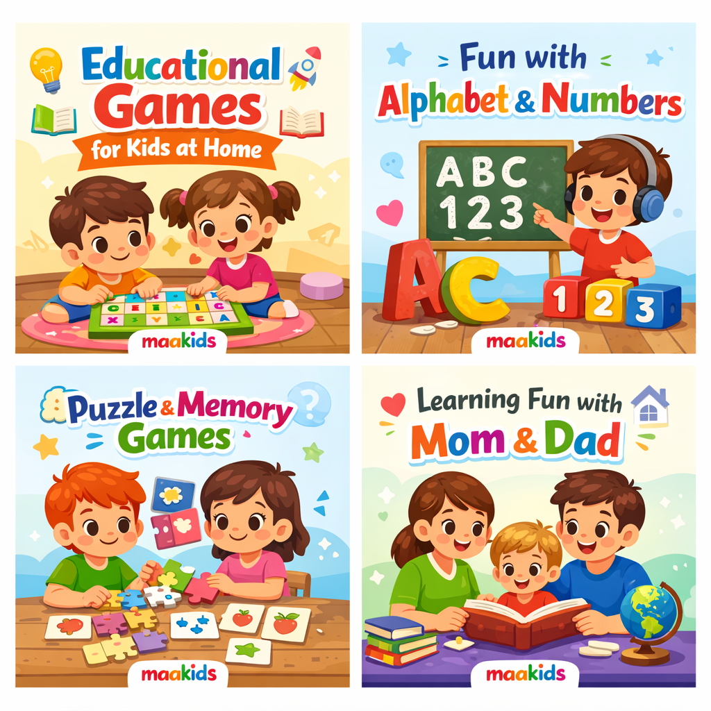 Educational games for kids at home fun learning activities for brain development